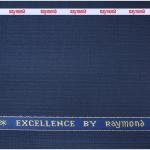 Raymond 45% Fine Wool Striped Pattern Blue Unstitched Suit Fabric - 3 meters / VV4348