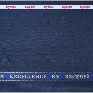 Raymond 45% Fine Wool Striped Pattern Blue Unstitched Suit Fabric - 3 meters / VV4348