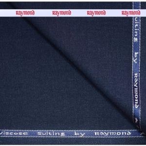 RAYMOND POLY VISCOSE BLUE COLOUR UNSTITCHED SUIT FABRIC OF 3 METERS / VV5241 - 4321