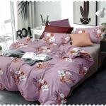 " Weaves Empire " 9.0 Feet x 9.0 Feet (King Size) 100 % Cotton Peach Colour Double Bed Set With Two Stitched Pillow Covers ( 46 cm x 69 cm ) / VV6081