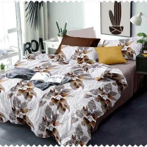 " Weaves Empire " 9.0 Feet x 9.0 Feet (King Size) 100 % Cotton Cream Colour Double Bed Set With Two Stitched Pillow Covers ( 46 cm x 69 cm ) / VV6087