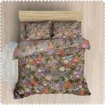 " Weaves Empire " 9.0 Feet x 9.0 Feet (King Size) 100 % Cotton Beige Colour Double Bed Set With Two Stitched Pillow Covers ( 46 cm x 69 cm ) / VV6090