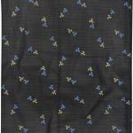 J.HAMPSTEAD " 100% PREMIUM COTTON " BLACK PRINTED SELF CHECKERED DESIGN UNSTITCHED SHIRT FABRIC - 1.6 METRES / VV6352