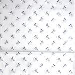 J.HAMPSTEAD " 100% GIZA COTTON " WHITE COLOURED PRINTED UNSTITCHED SHIRT FABRIC -1.6 METRES - VV6406