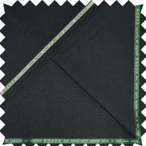 RAYMOND LUXOLITE COLLECTION GREEN COLOURED SUPER 120's WOOL BLENDED CHECKERED UNSTITCHED SUIT FABRIC -3.25 METRES / VV6612