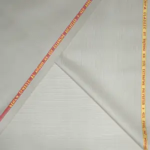 RAYMOND PENTA CLASSIC COLLECTION SUPER 90'S PURE MERINO WOOL BEIGE COLOURED PLAIN UNSTITCHED SUIT FABRIC -3 METRES / VV6630