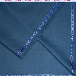 Raymond Dolcevita Wool Blue colour Solid pattern Unstitched Suit Fabric of 3.25 meters / VV6675