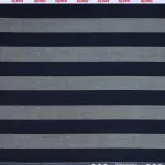 RAYMOND NAVY BLUE COLOURED STRIPED POLY VISCOSE UNSTITCHED SUIT FABRIC -3.25 METRES / VV6683