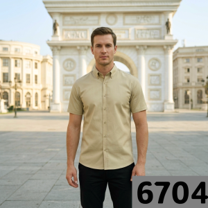 Raymond 100% Premium Cotton Beige Solid Unstitched Shirt Fabric - 1.60 metres / VV6704