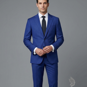 RAYMOND ADORN 90S ROYAL BLUE UNSTITCHED SUIT FABRIC -3 METRES / VV6814