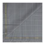 Siyaram's Super Fine Bamboo Giza Italian Collection With Anti-Bacterial Grey Checkered Unstitched Shirt Fabric - 1.60 metres / VV6866