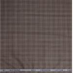 Raymond Premium Cotton Brown Color Checkered Pattern Unstitched Shirt Fabric of 1.6 meters / VV6934