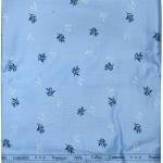 WEAVES EMPIRE 100% PREMIUM GIZA COTTON PRINTED SKY BLUE UNSTITCHED SHIRT FABRIC 1.60MTS / VV8147