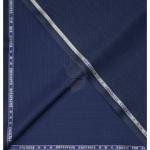 RAYMOND AUSTRALIAN MERINO WOOL BLENDED FABRIC FOR ALL SEASONS WEAR ROYAL BLUE COLOUR JACQUARD PATTERN UNSTITCHED SUIT FABRIC OF 3.25 MTS / VV2841